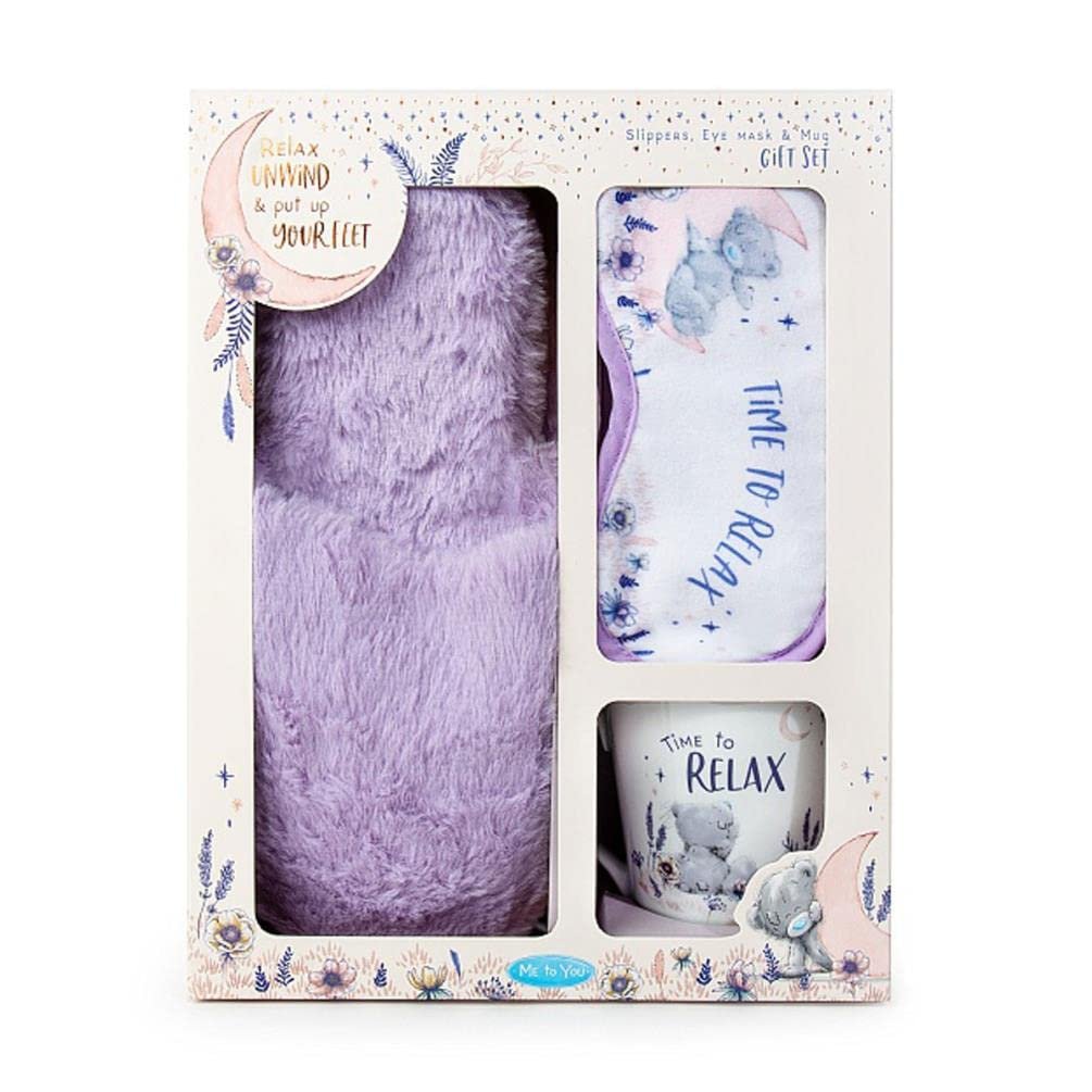 Me To You Cosy Slipper, Mug and Eyemask Gift Set