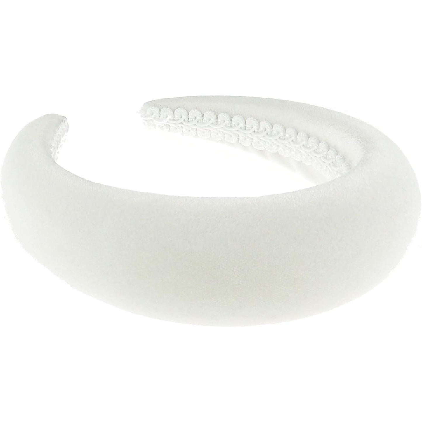 Womens Occasion Wedding Bridal Party Birthday Christmas Evening Wide Thick High Bump Padded Matador Velvet Velour Hair Hairband Headband Alice Band