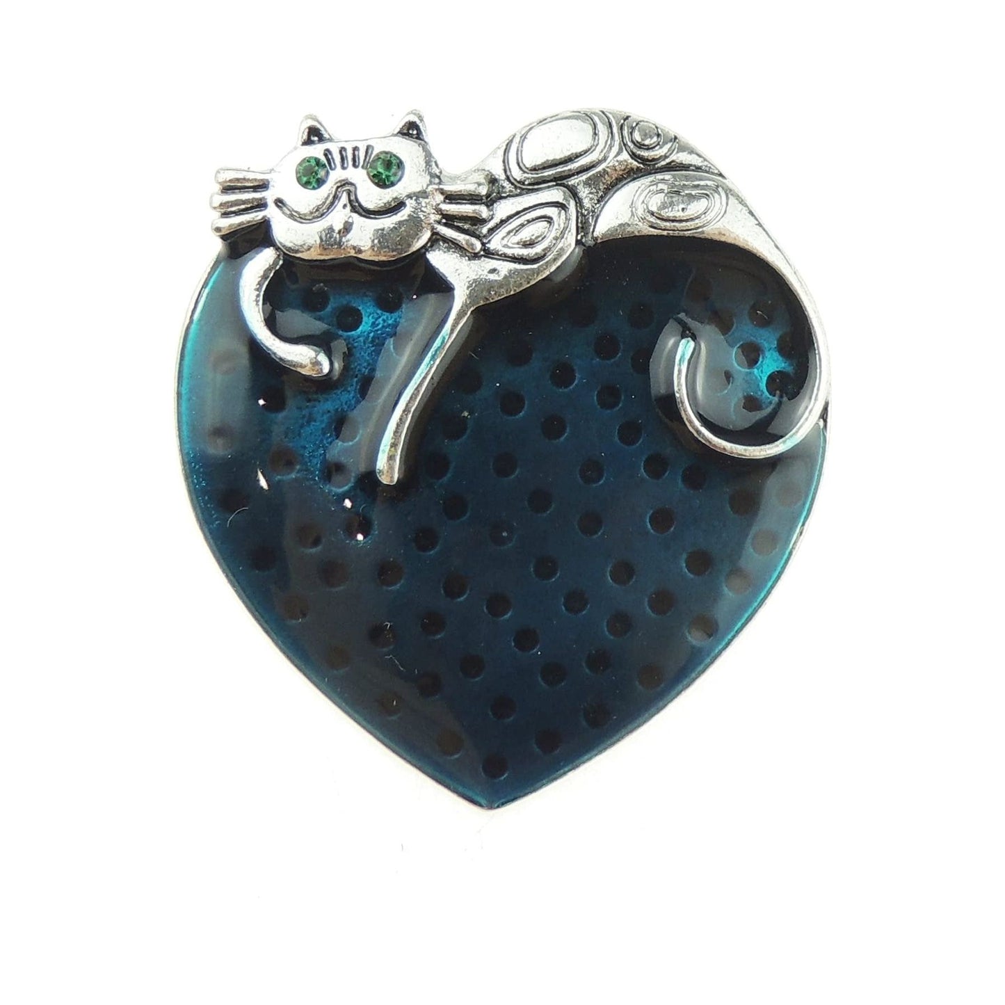 Womens Mens Christmas Birthday Gift Coat Scarf Coat Jacket Shawl Mother Groom Bride Diamante Crystal Brooch Badge Breastpin Corsage Pin Enamel Lazy Sleeping HEart Cat Kitten Kitty