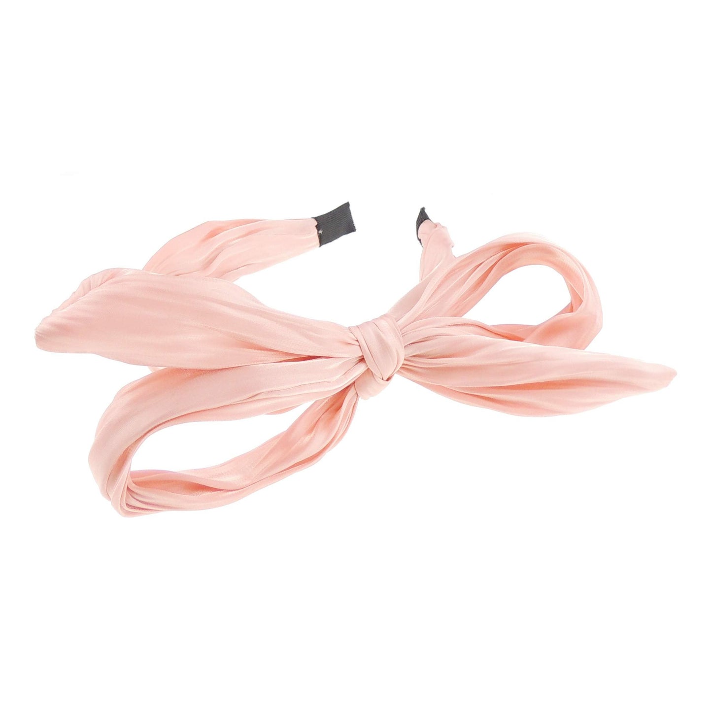 Ladies Girls Evening Shimmer Chiffon Large Bow Headband Alice Band