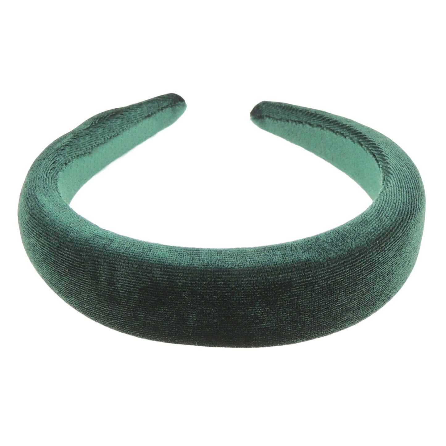 Womens Girls Occasion Wedding Bridal Party Birthday Christmas Evening Wide 3cm Bump Padded Velvet Velour Hair Hairband Accessories Headband Alice Band