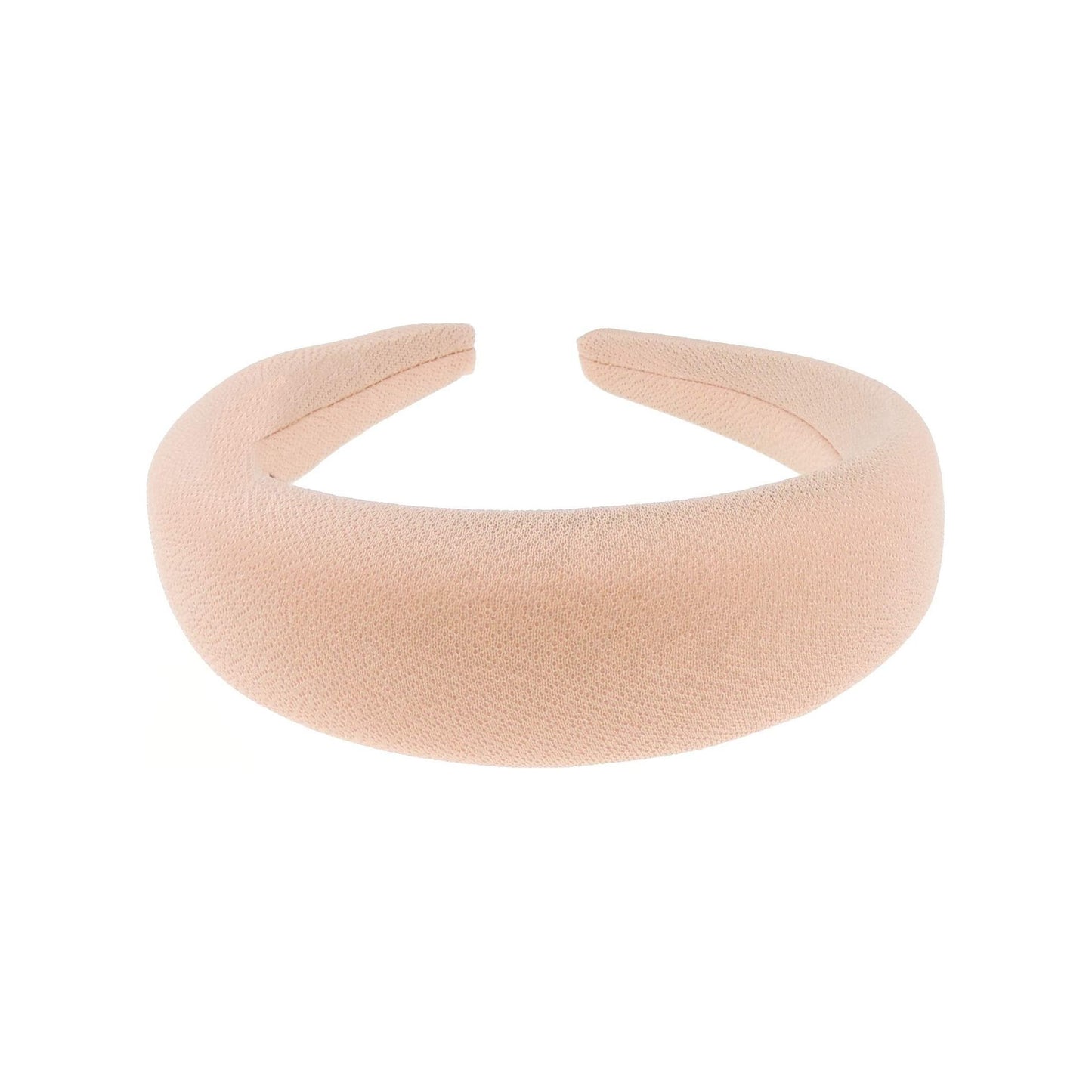 Womens Big Occasion Wedding Bridal Party Birthday Christmas Evening Wide 4cm Thick High Bump Padded Fabirc Matte Jersey Hair Hairband Accessories Headband Alice Band