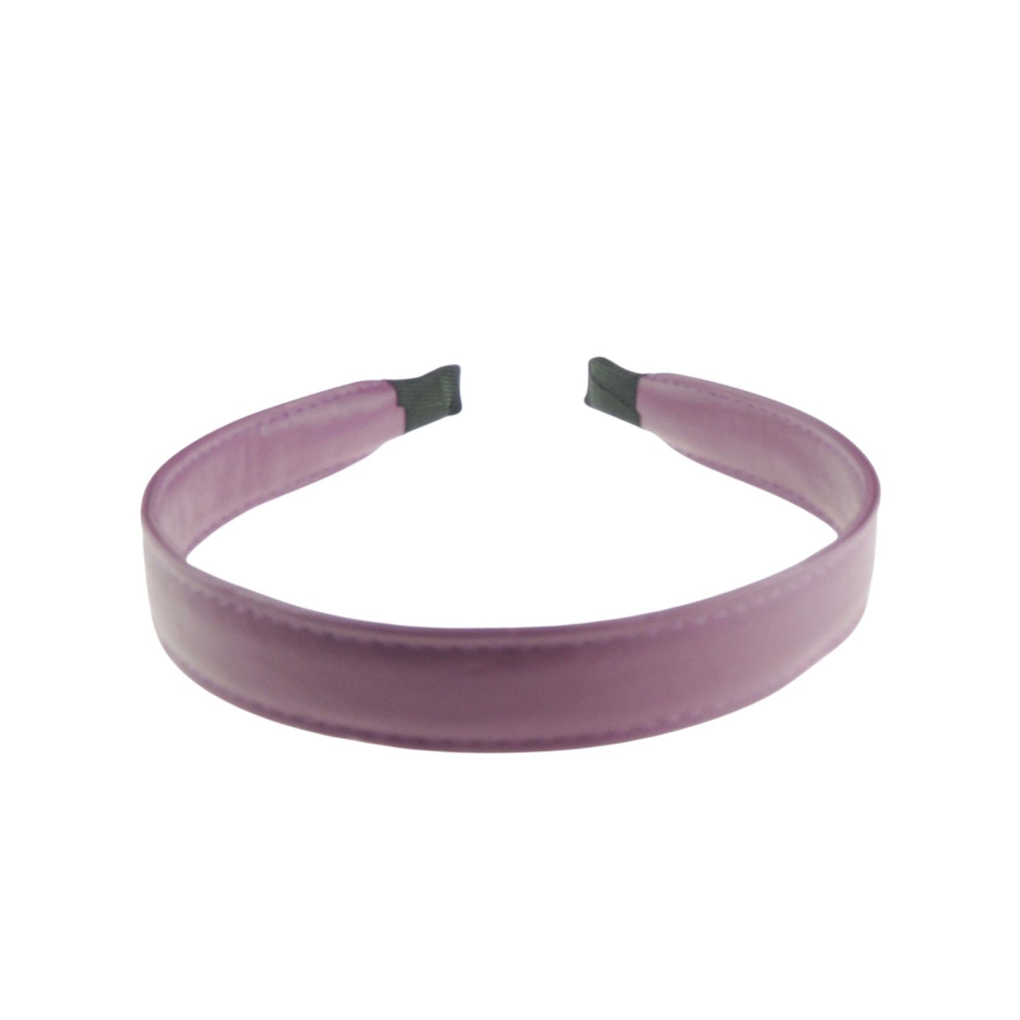 Womens Leather Look Vegan 2cm Stitched Edge Headband Winter Evening Wedding Party Birthday Bridal Christmas Birthday Bridesmaid Alice Band Hair Accessories Hairband