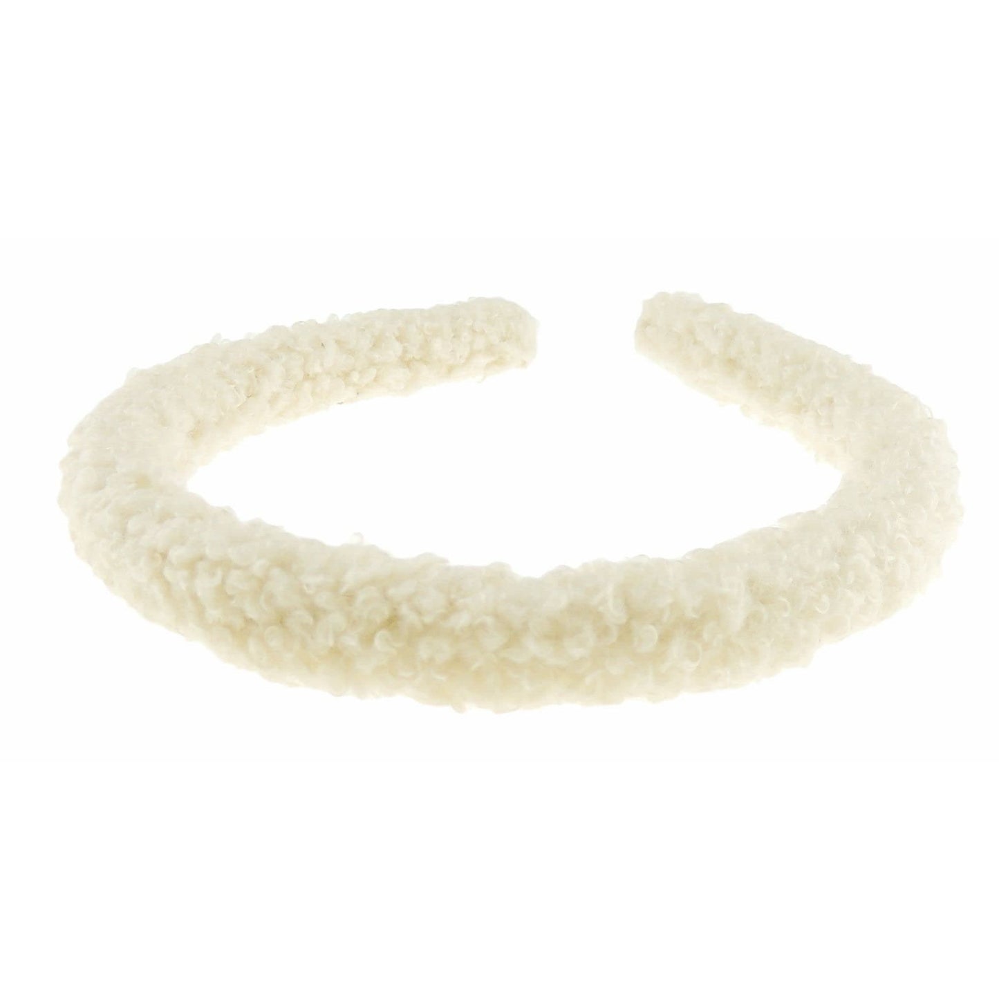 Girls Women Thin Narrow Winter Fluffy Plush Fabric Everyday Work School Gym Yoga Headband Alice Band Alice Band Hair Accessories Hairband Christmas Birthday Wedding Bridesmaid