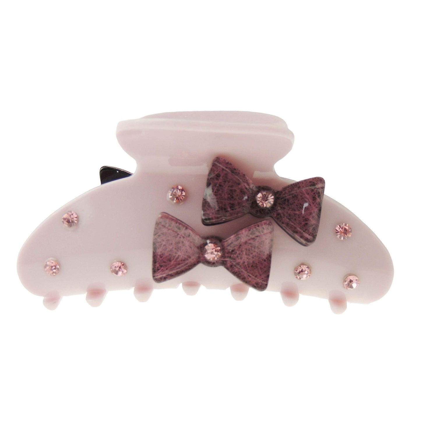 Sparkly Women Girls Crystal Diamante Rhinestone Jeweled Gems Wave Jaw Clip Octopus Clamp Grip Bridal Wedding Party Styling Fine Thin Hair Accessories Butterfly Claw 3D Bows