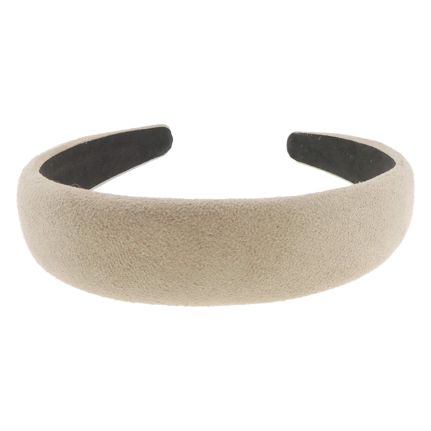 Womens Occasion Wedding Bridal Party Birthday Christmas Evening Wide 3cm Slightly Padded Suede Look WInter Hair Hairband Accessories Headband Alice Band