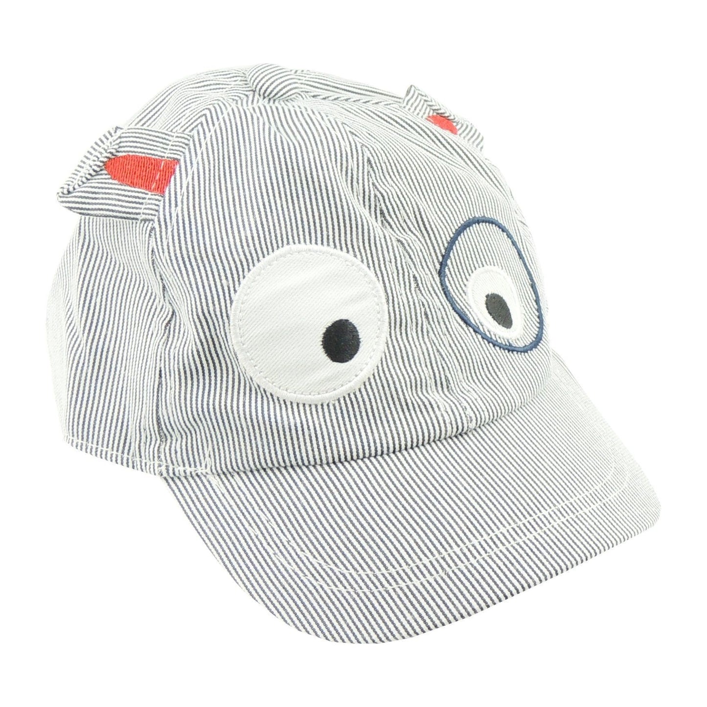 Cute Baby Boys Kids Infant Babies Childrens Toddler Newborn Cotton Pattern Snapback Baseball Peak Beanie Bucket Flat Baker Summer Beach Sunhat Sun Protection Hat Cap 3-15 Months Monster Dog (Blue)