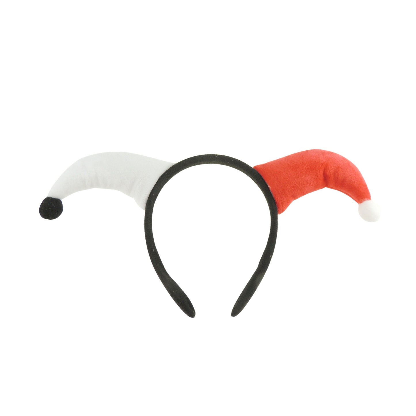 Womens Fancy Dress Up Party Role Play Plush Costume Headband Accessory Clown Jester Joker