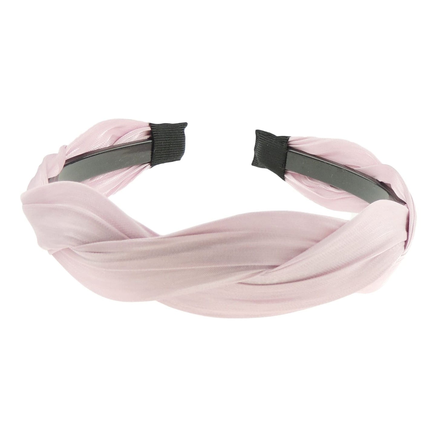 Ladies Girls Criss Cross Braided Plaited Satin Headband Alice Band