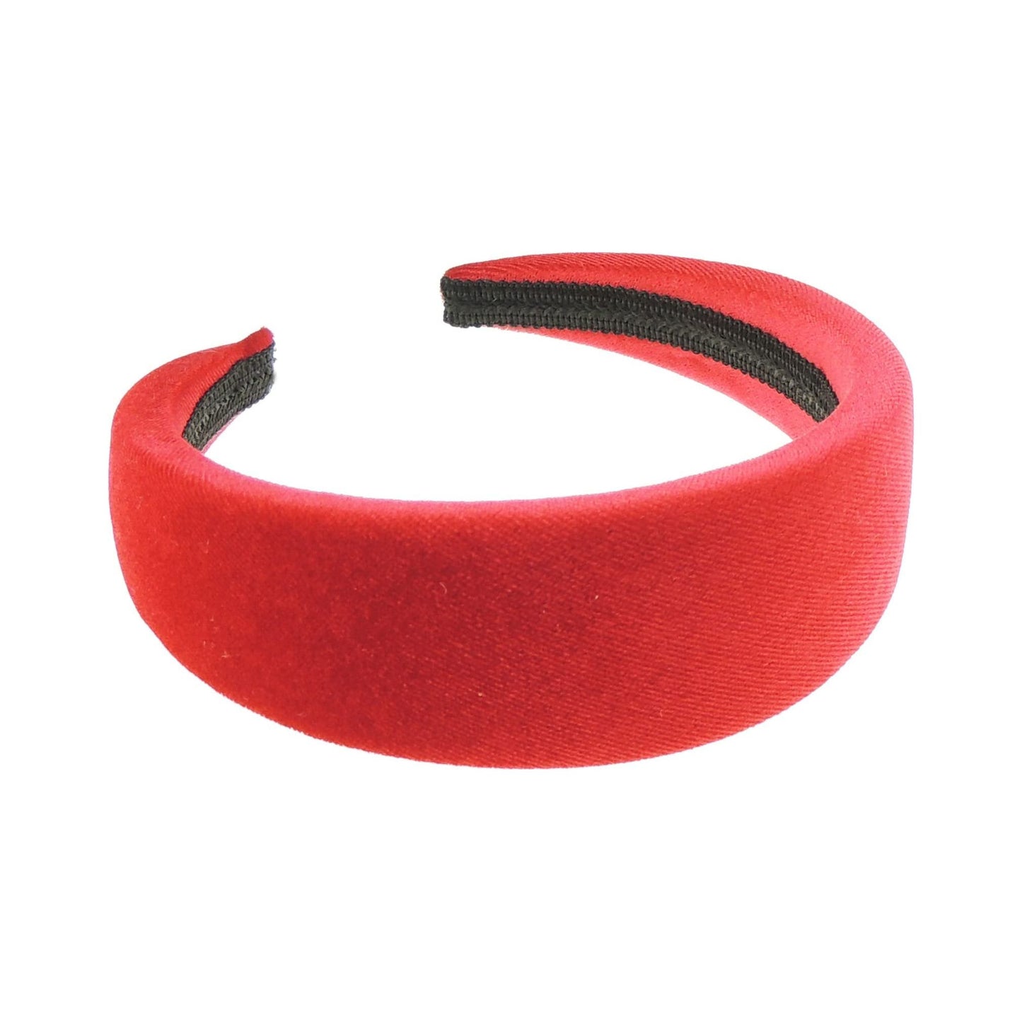 Womens Sponge Puffy Thick Wide Slightly Padded Velvet Christmas Birthday Wedding Guest Bridesmaid Party Formal Boho Vintage Evening Fancy Headband Alice Band Hair Accessories Hairband