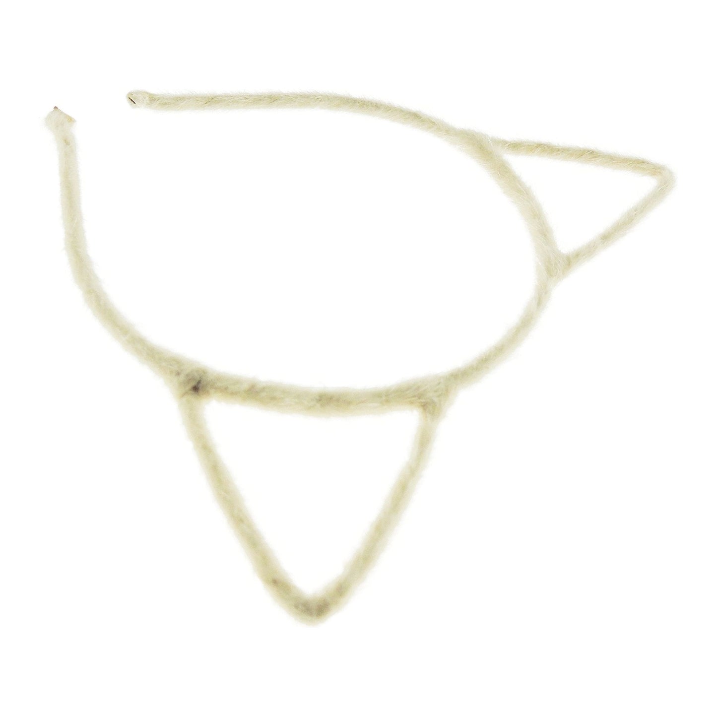 Glamour Girlz Unisex Womens Fuzzy Stencil Animal Cat Ears Narrow Halloween Costume Outfit Party School Play Headband Hair Hoop Accessories Headpiece Alice Band Hairband Deeley Bopper