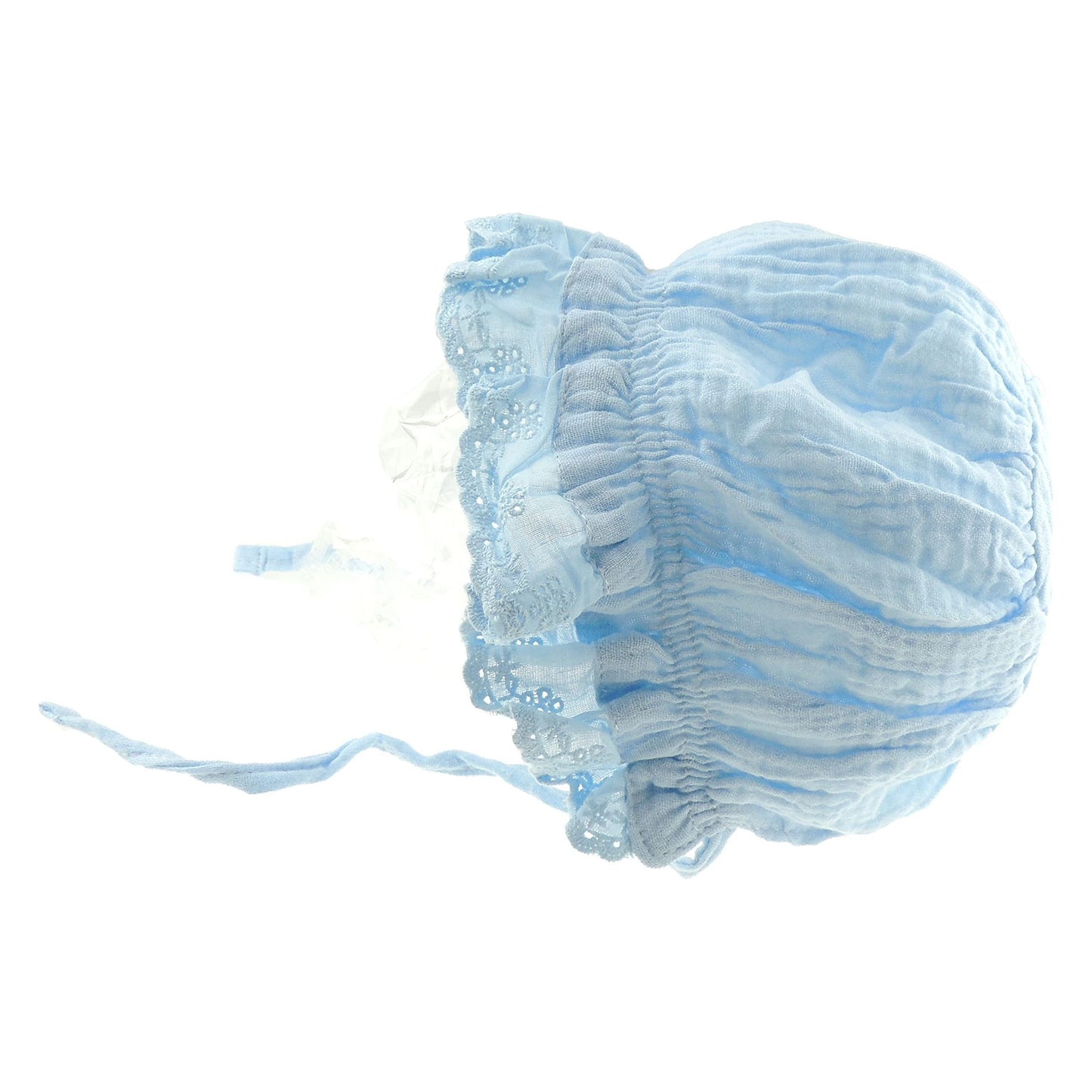 Glamour Girlz Baby Girls Holiday Accessory Essential Soft Summer Bucket Hat Bow and Tie Ups Newborn 0-3 Months 3-6 Months