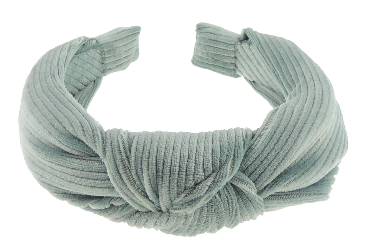 Fancy Womens Wide Top Knot Winter Evening Corduroy Velvet Soft Fabric Headband Alice Band Hair Band Accessories Wedding Bridal Party Christmas Birthday