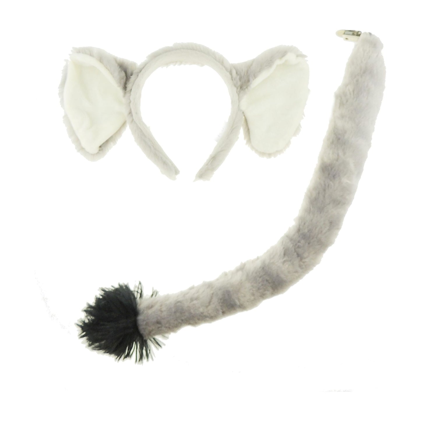 Glamour Girlz Cute Plush Faux Fur Fancy Dress Up Party Role School Play Cosplay Costume Christmas Halloween Deely Deeley Bopper Animal Headband Hairband Hair Alice Band Ears & Tail Set