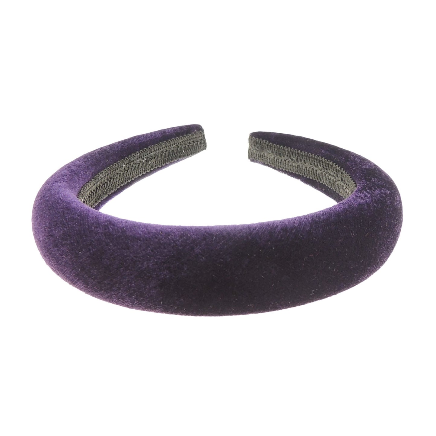Womens Luxury Bump Padded Puffy Velvet Headband Winter Evening Wedding Party Birthday Bridal Christmas Birthday Bridesmaid Alice Band Hair Accessories Hairband, Gift Idea