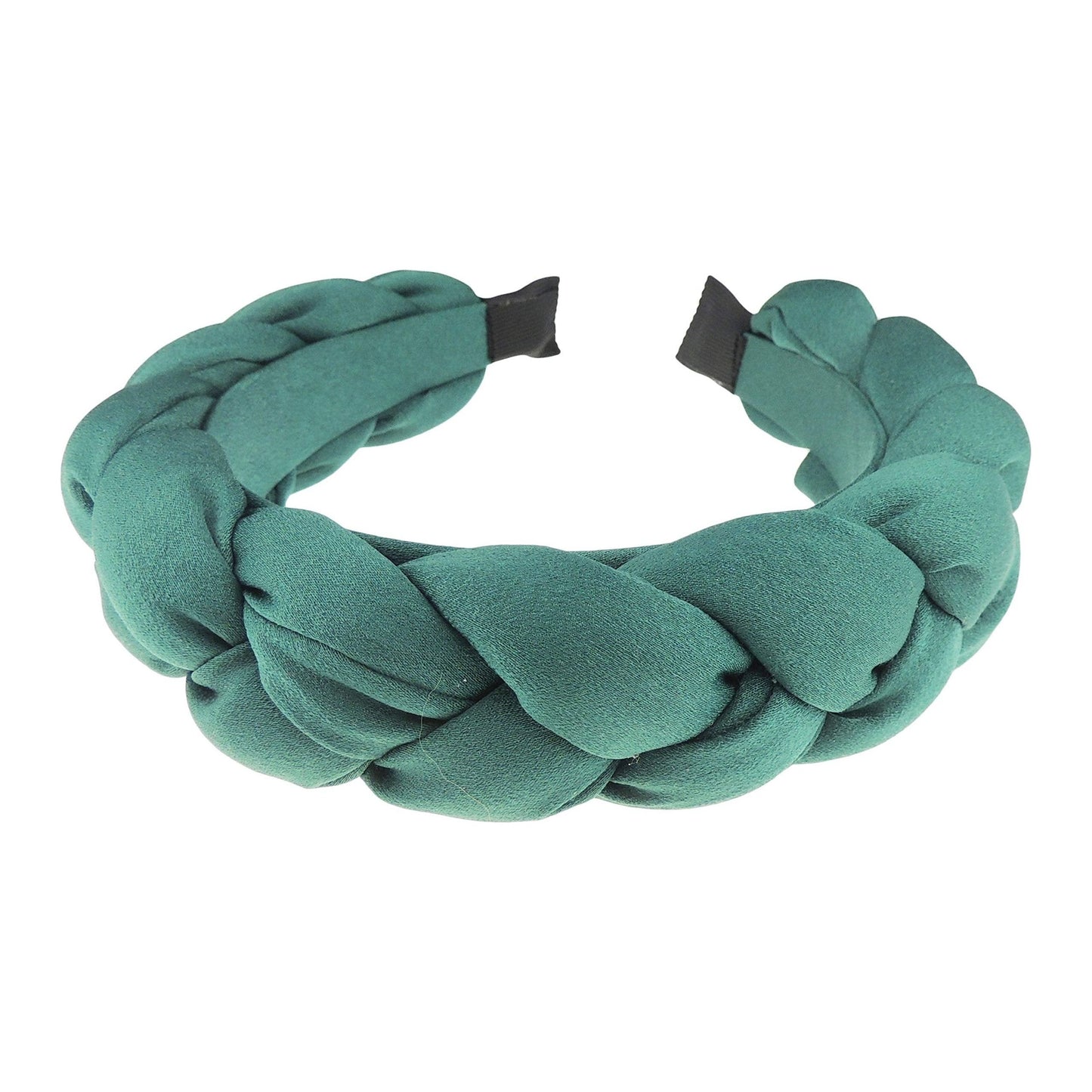 Womens Luxury Occasion Wedding Bridal Party Birthday Christmas Evening Wide Thick XL Plaited Braided Twist Turban Padded Satin Chiffon Hair Hairband Accessories Headband Alice Band