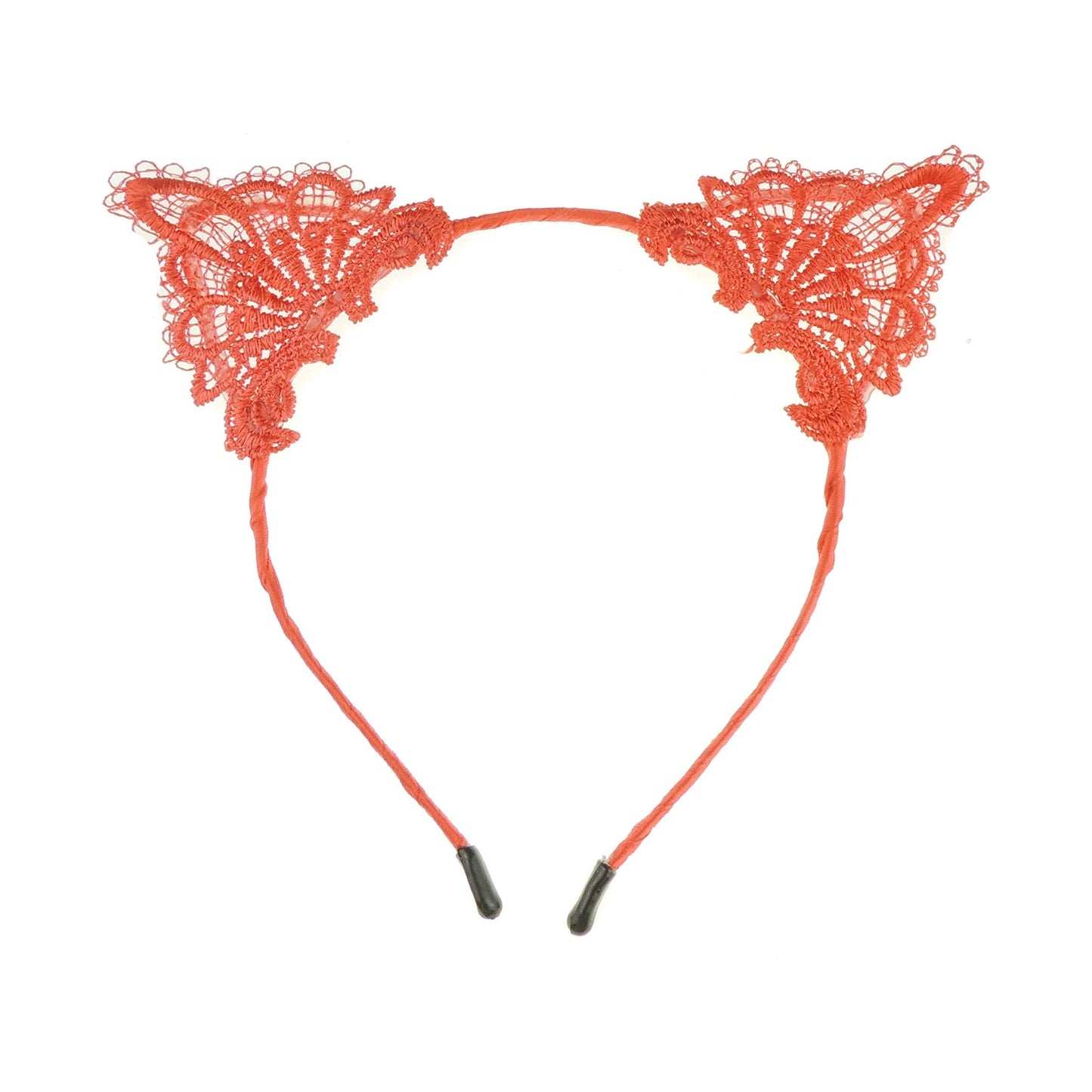 Womens Fancy Dress Up Party Role Play Cosplay Costume Christmas Hen Do Halloween Deeley Bopper Headband Hairband Hair Alice Band Fabric Lace Cat Kitten Ears