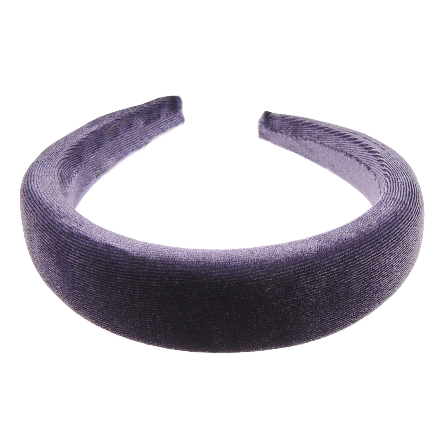 Womens Girls Occasion Wedding Bridal Party Birthday Christmas Evening Wide 3cm Bump Padded Velvet Velour Hair Hairband Accessories Headband Alice Band