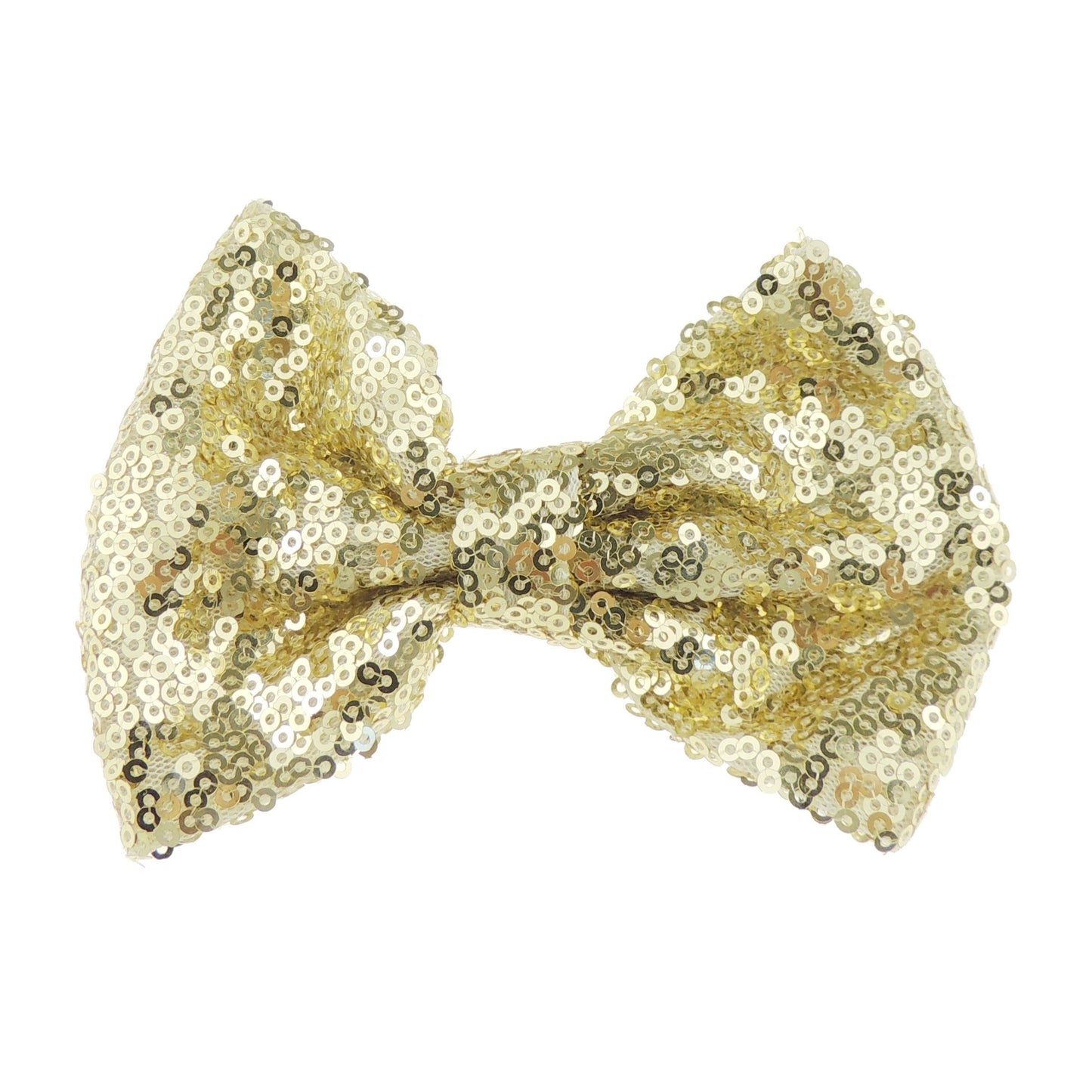 Pretty Girls Ladies Sparkly Sequin Evening Party 12cm Bow Croc Concord Hair Clip