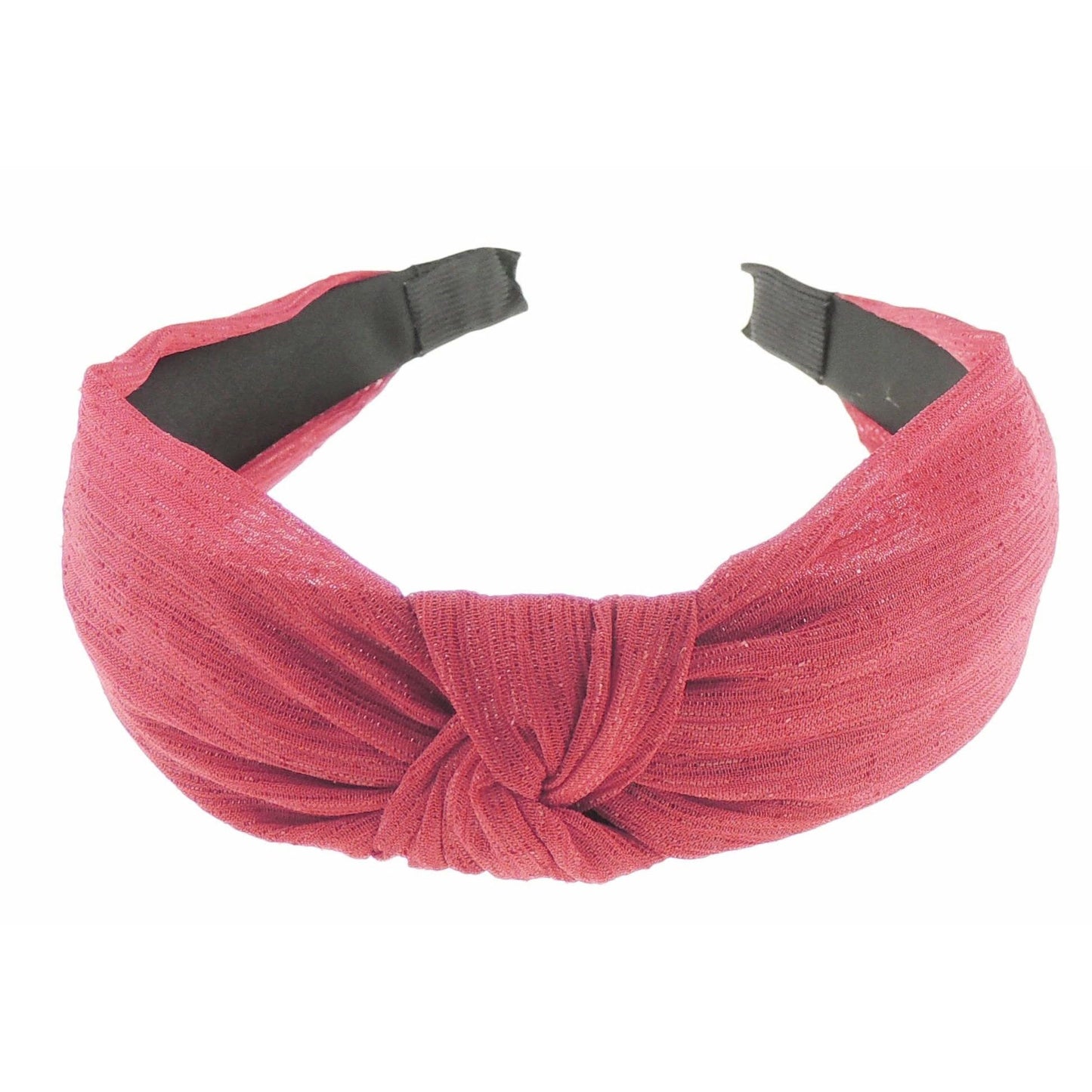 Ladies Glitter Thread Chiffon Look Top Knot Headband Alice Band