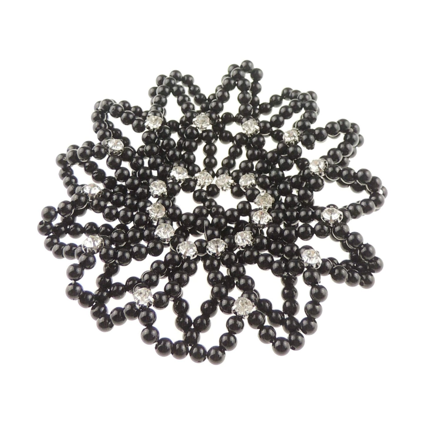 Womens Kids Children Girls Dance Ballerina Recital Ballet Crystal Rhinestone Diamante Princess Ballet Recital Dance Hair Jewelery Accessories Bun Snood Net Holder Faux Pearl