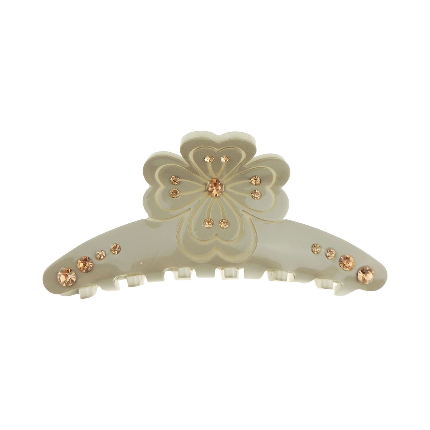 Womens Girls Crystal Rhinestone Luxury Diamante Bulldog Wave Jaw Clip Octopus Clamp Grip Bridal Wedding Party Birthday Christmas Summer Styling Short Long Hair Butterfly Daisy Flower