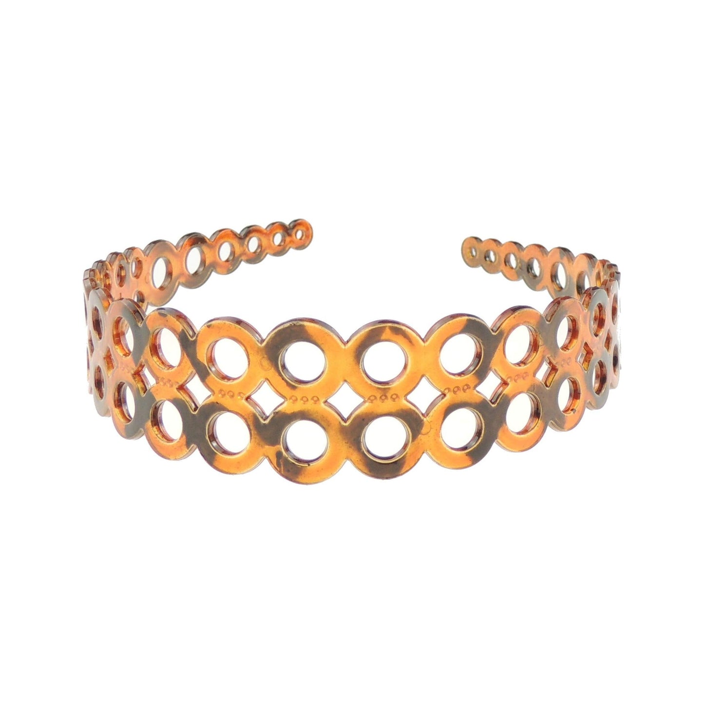GIRLS SMALL HEAD LADIES School Uniform Birthday Party Hair Accessories Plain Plastic Wide Circles Chain Links Stencil Short Long Hair Headband Alice Band Hairband