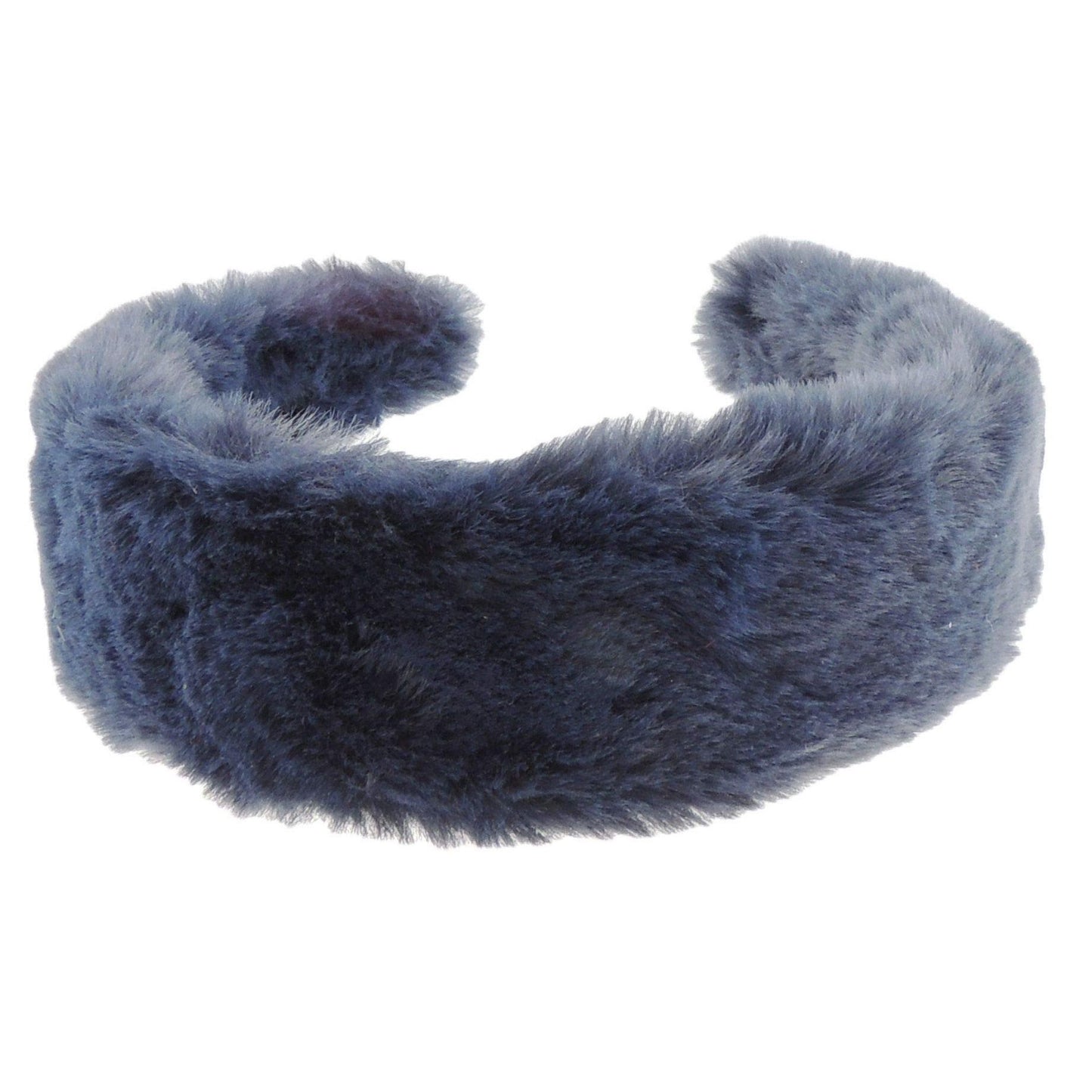 Womens Girls Thick Wide Soft Plush Faux Fur Fabric Boho Vintage Look Winter Christmas Birthday Wedding Bridesmaid Party Headpiece Accessories Hairband Head Hair Headband Alice Band