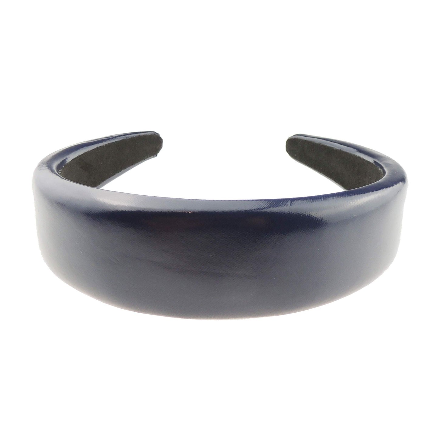 Women Patent Leather Look Formal Plaid Thick Wide 4cm Fabric Headband Alice Band Hair Accessory Hairband Christmas Birthday Wedding Guest Bridesmaid Prom Dance Holiday Pageant Prom (Red)