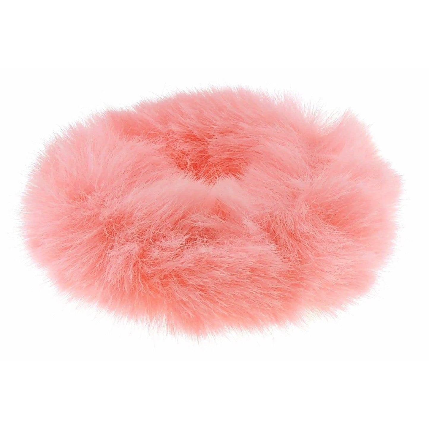 Cute Womens Girls Soft Plush Faux Fur Fabric Winter Sleep Christmas Birthday Wedding Bridesmaid Party Ponio Tie Elastic Accessories Bobbles Ponytail Holder Band Hair Scrunchie