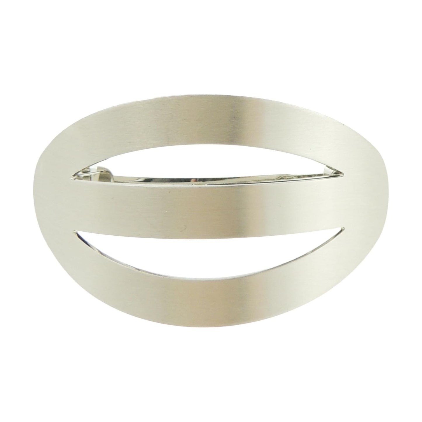 Matte Metal Modern Boho Retro Womens Girls Wedding Birthday Party Evening Ponytail Fine Medium Hair Accessories Occasion Barrette Hairpin Grip French Spring Clip Vintage Look Oval Buckle