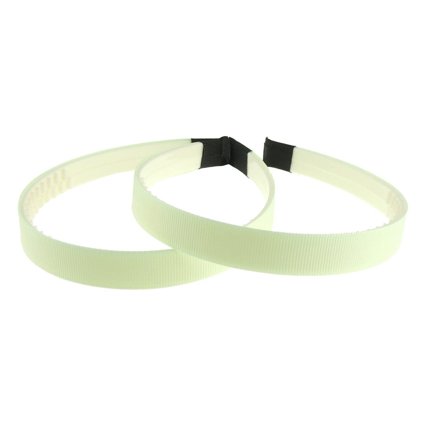 Set of 2 Girls Ladies DIY Dance Recital Play Birthday Party School Wedding Special Hair Accessories Narrow Fabric Ribbon Toothed 1.5cm Short Long Hair Headband Alice Band Hairband