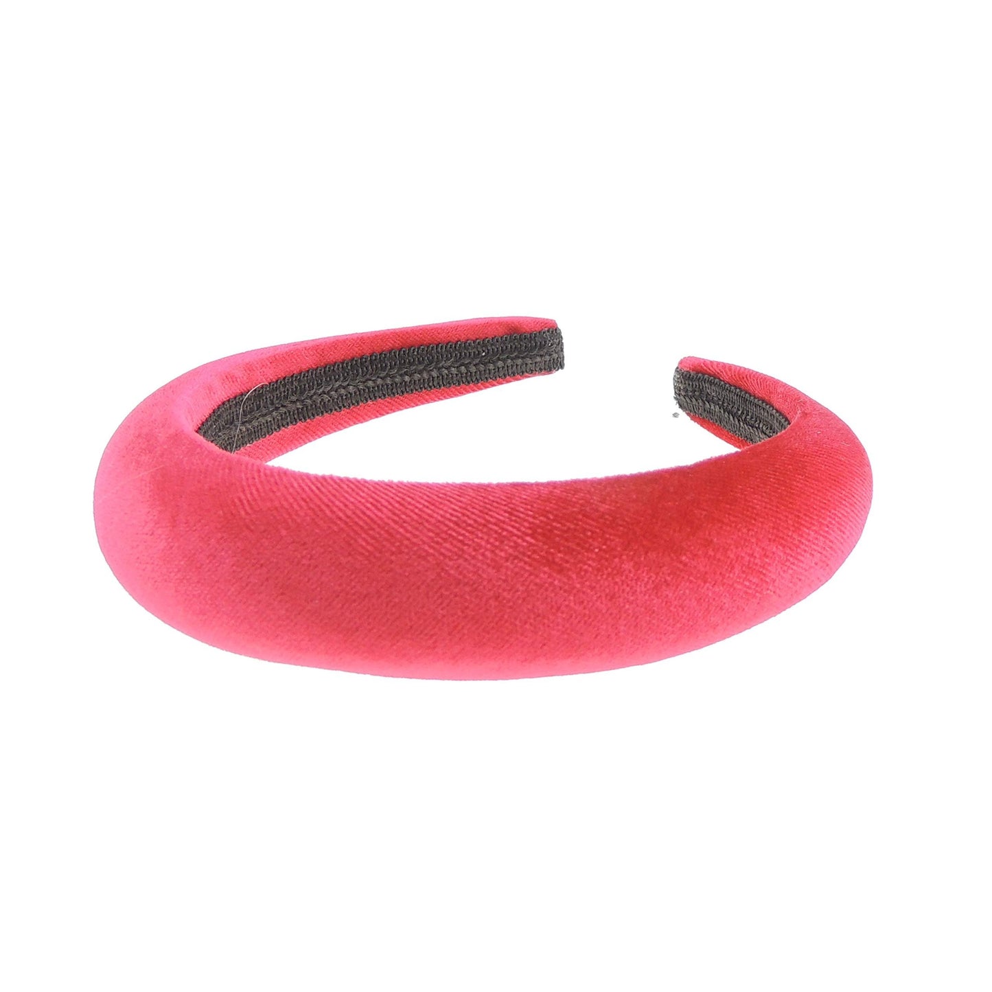 Womens Luxury Bump Padded Puffy Velvet Headband Winter Evening Wedding Party Birthday Bridal Christmas Birthday Bridesmaid Alice Band Hair Accessories Hairband, Gift Idea
