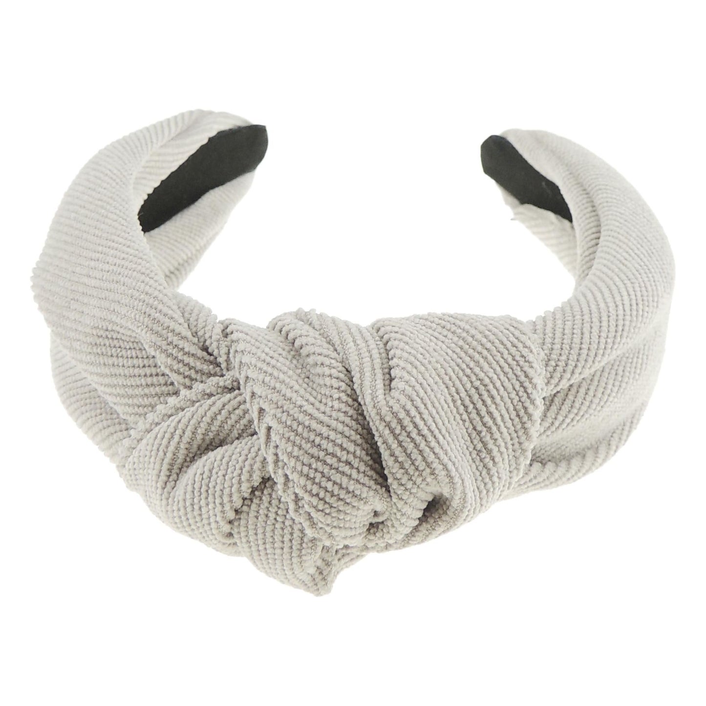 Fancy Womens Girls Wide Top Knot Knotted Winter Evening Corduroy Velvet Soft Fabric Headband Alice Band Hair Band Accessories Wedding Bridal Party Christmas Birthday Colour
