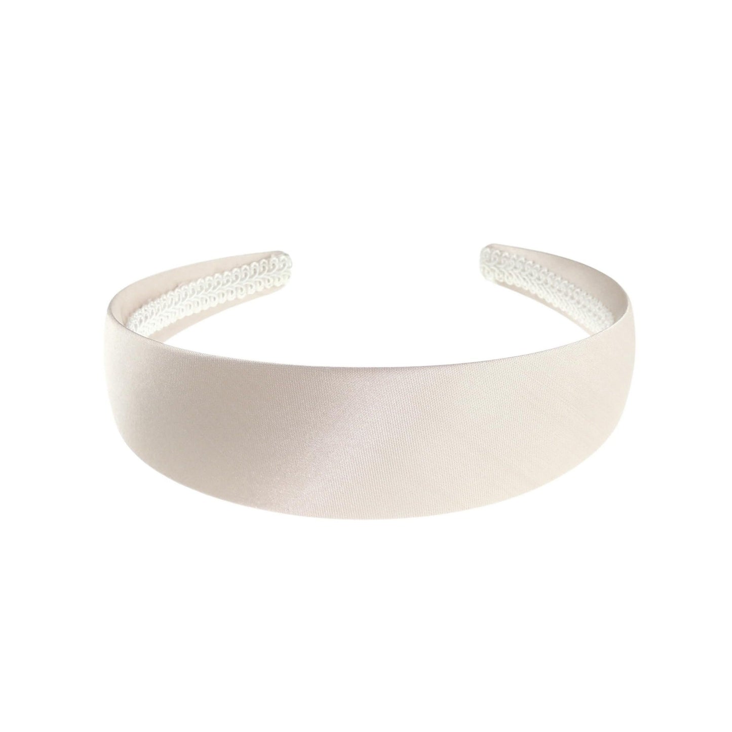 Wide Flat Very Strong 4cm Plain Simple Blank Satin DIY Millinery Hatinator Big Fascinator Fastener Long Thick Hair Accessories Headband Crafts Alice Band Woman