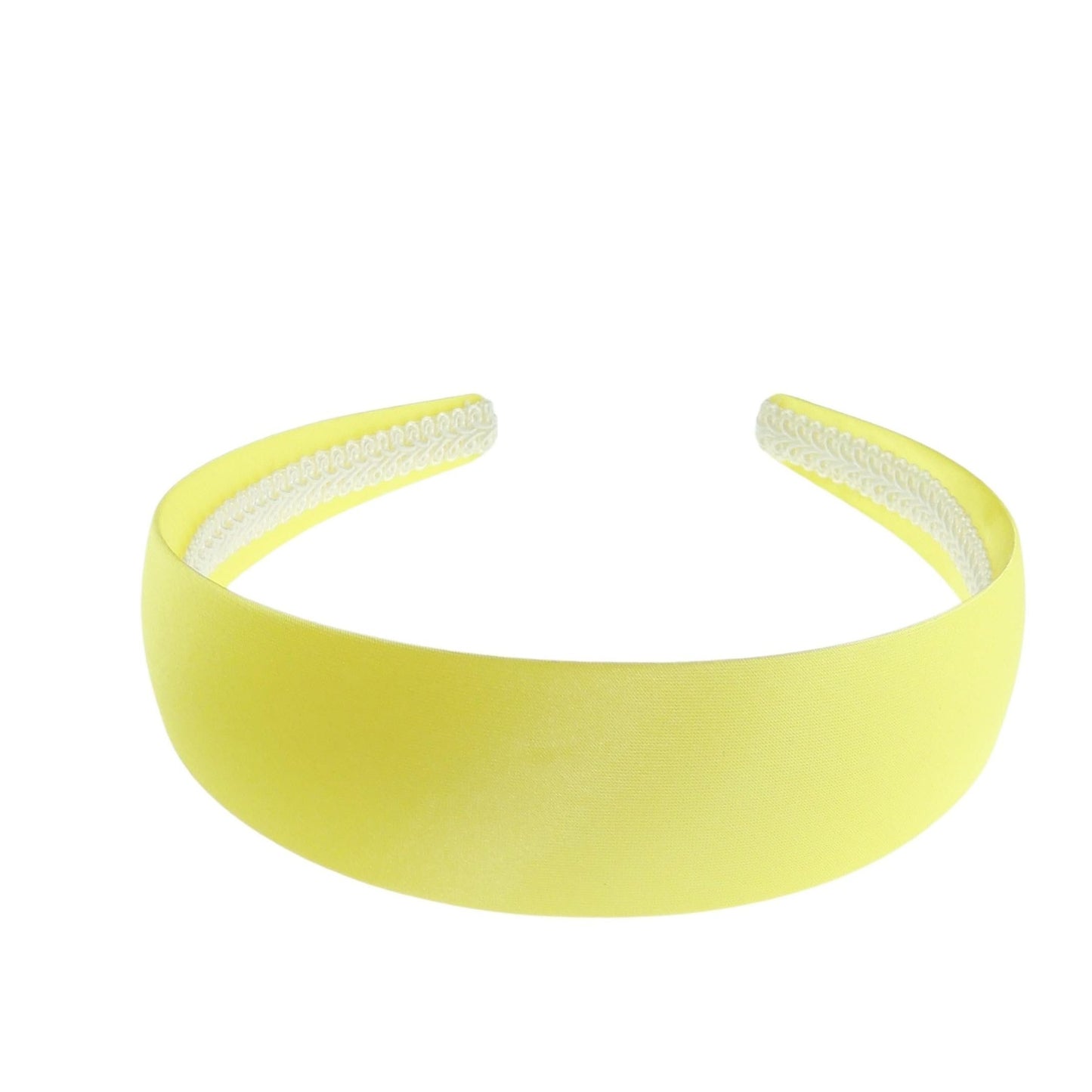 Wide Flat Very Strong 4cm Plain Simple Blank Satin DIY Millinery Hatinator Big Fascinator Fastener Long Thick Hair Accessories Headband Crafts Alice Band Woman