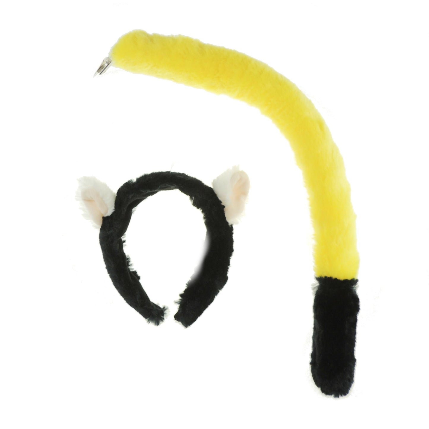 Glamour Girlz Cute Plush Faux Fur Fancy Dress Up Party Role School Play Cosplay Costume Christmas Halloween Deely Deeley Bopper Animal Headband Hairband Hair Alice Band Ears & Tail Set