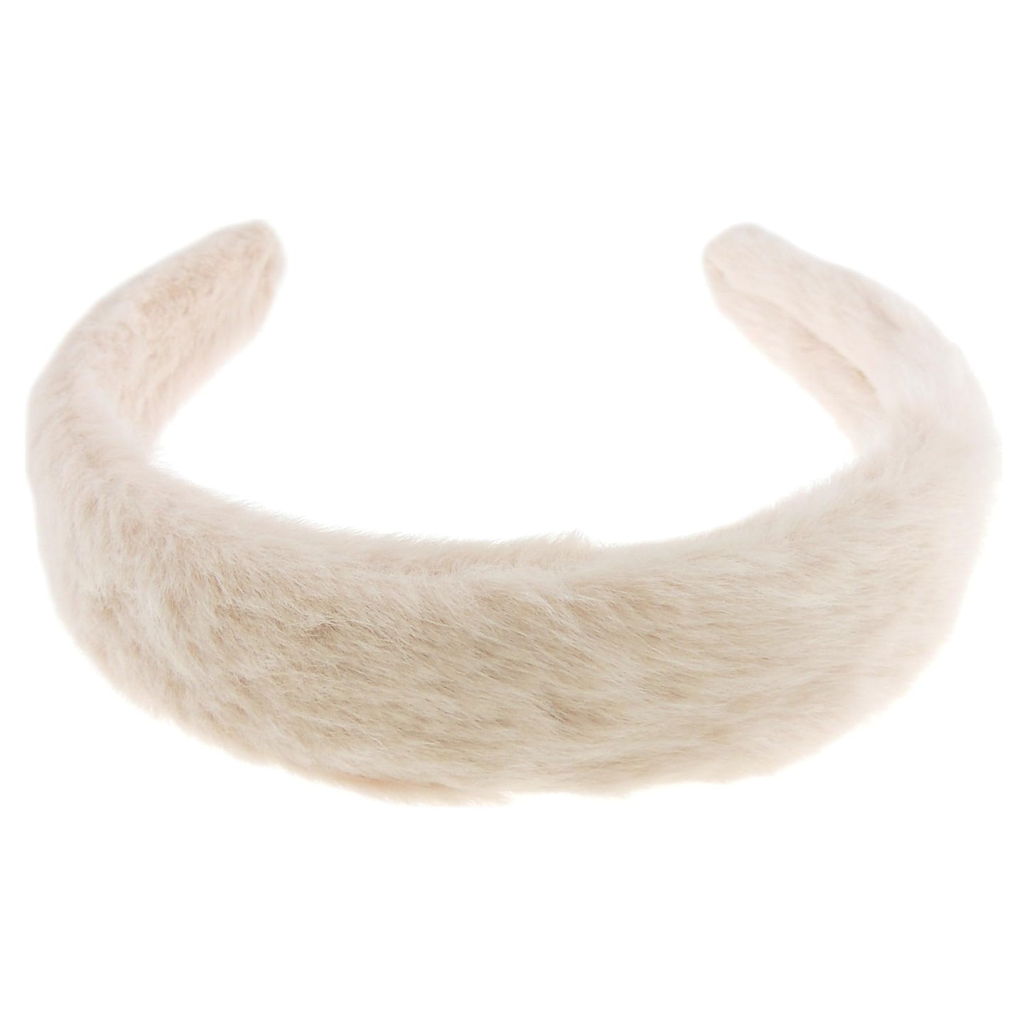 Womens SMALL HEAD Wide Soft Plush Faux Fur Fabric Boho Winter Christmas Birthday Wedding Bridesmaid Party Headpiece Hair Head Headband Alice Band