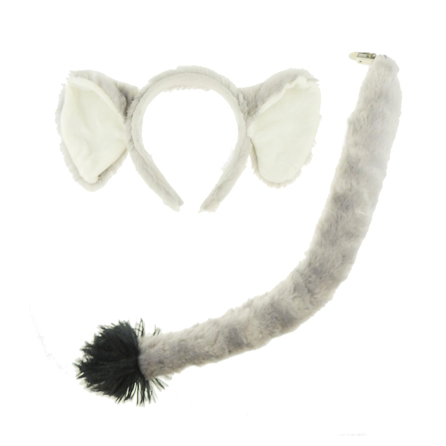Glamour Girlz Cute Plush Faux Fur Fancy Dress Up Party Role School Play Cosplay Costume Christmas Halloween Deely Deeley Bopper Animal Headband Hairband Hair Alice Band Ears & Tail Set