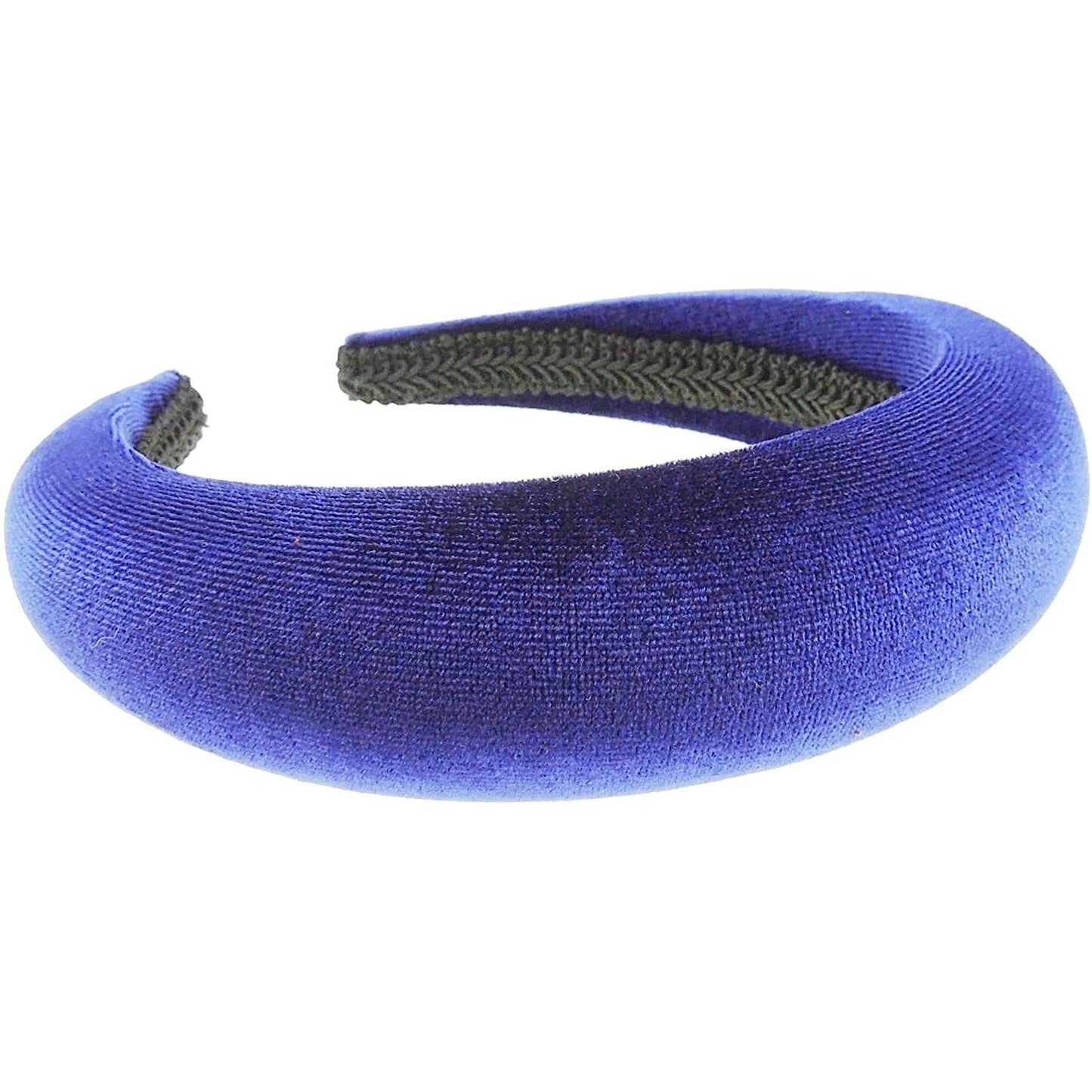 Womens Occasion Wedding Bridal Party Birthday Christmas Evening Wide Thick High Bump Padded Matador Velvet Velour Hair Hairband Headband Alice Band