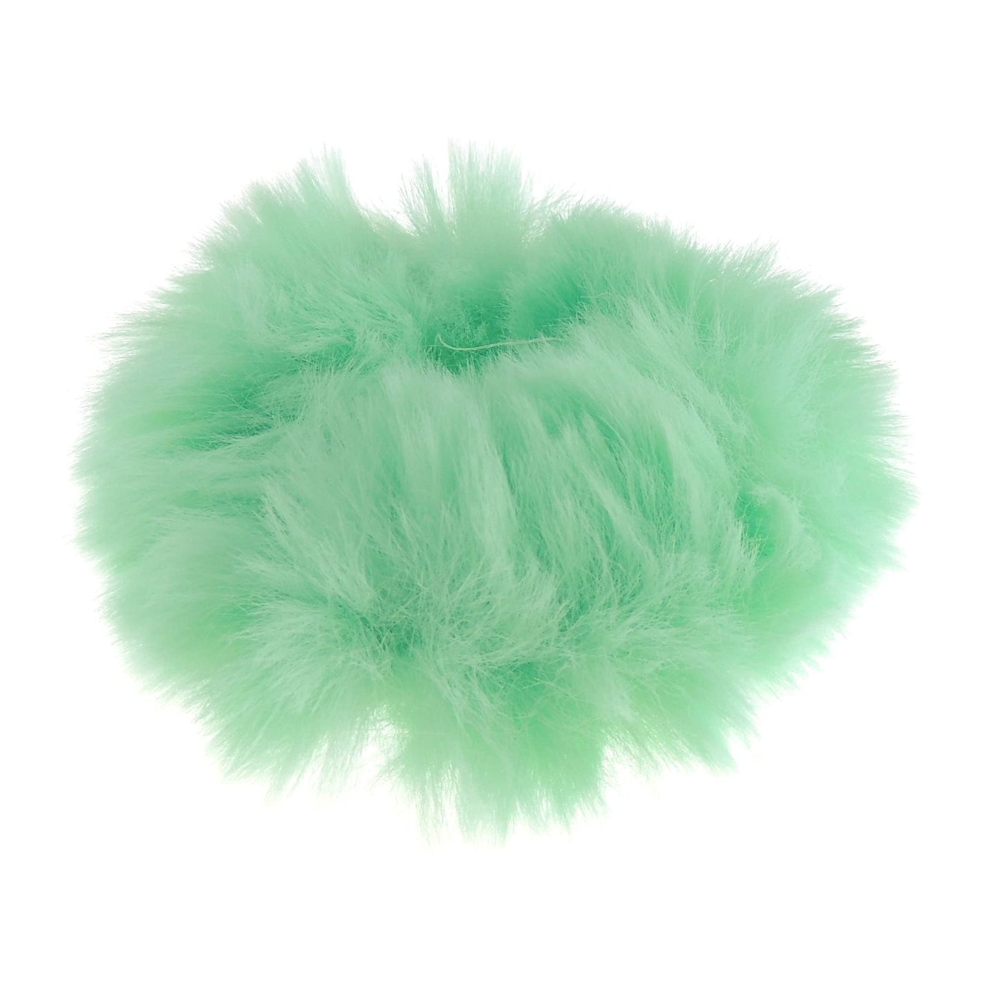 Cute Womens Girls Soft Plush Faux Fur Fabric Winter Sleep Christmas Birthday Wedding Bridesmaid Party Ponio Tie Elastic Accessories Bobbles Ponytail Holder Band Hair Scrunchie