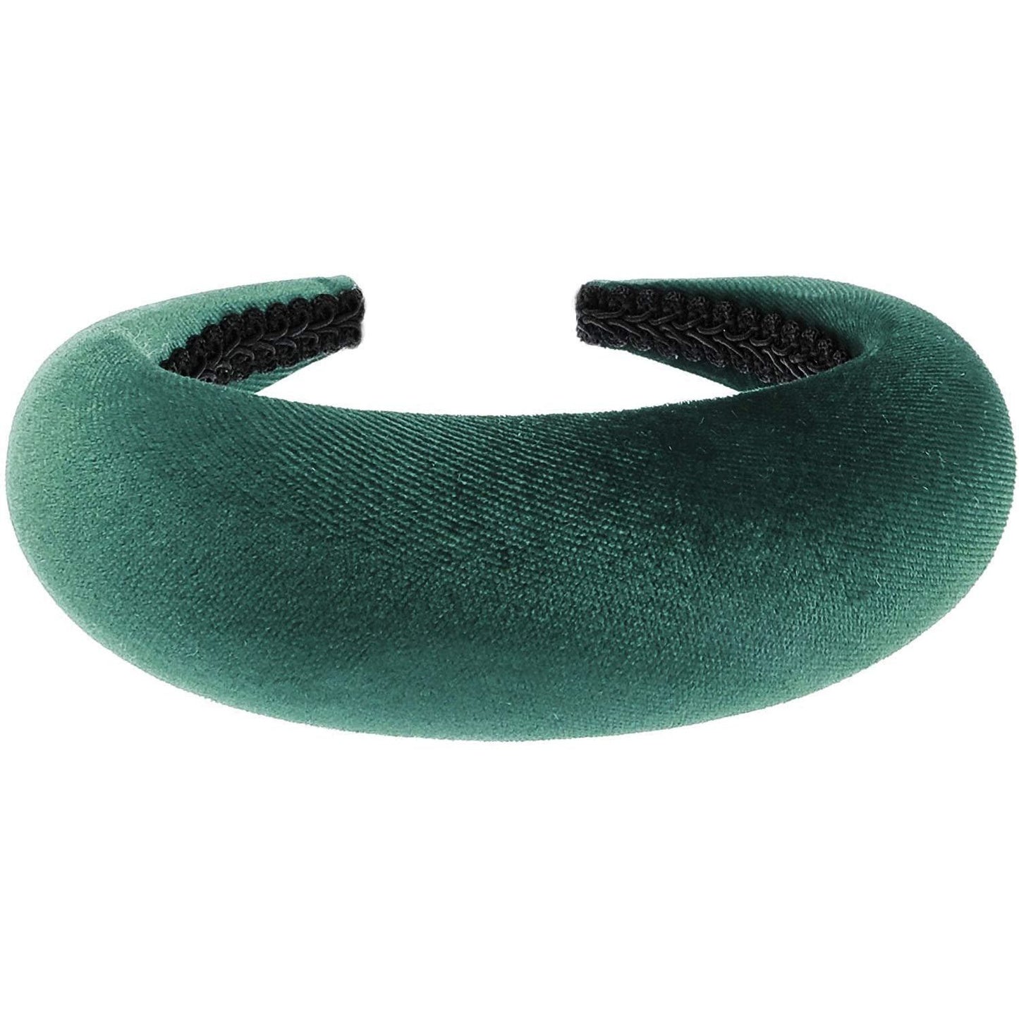 Womens Occasion Wedding Bridal Party Birthday Christmas Evening Wide Thick High Bump Padded Matador Velvet Velour Hair Hairband Headband Alice Band