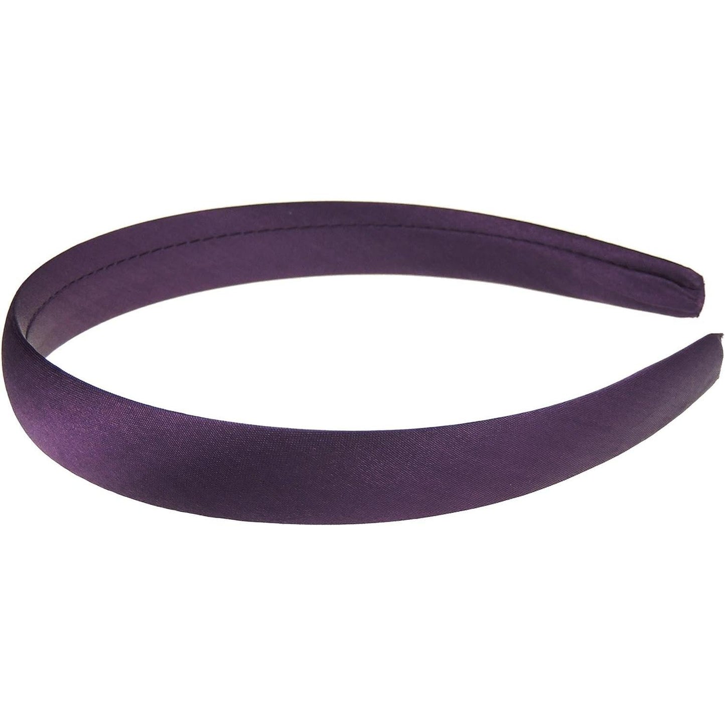 GIRLS School Uniform Birthday Party Wedding Dance Recital Play Flower Girl Special Occasion Hair Accessories Plain Satin 2cm Short Long Hair Headband Alice Band Hairband (Navy, 2cm)