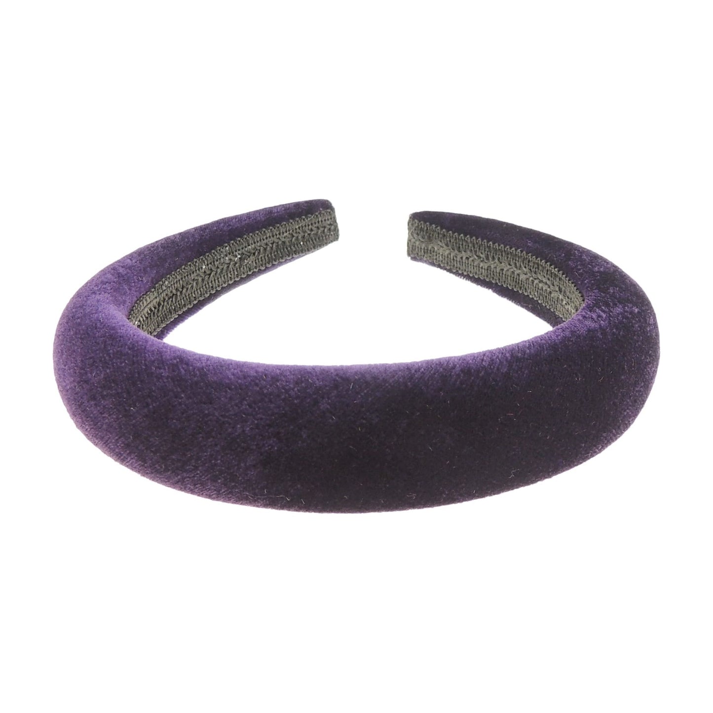 Womens Luxury Bump Padded Puffy Velvet Headband Winter Evening Wedding Party Birthday Bridal Christmas Birthday Bridesmaid Alice Band Hair Accessories Hairband, Gift Idea