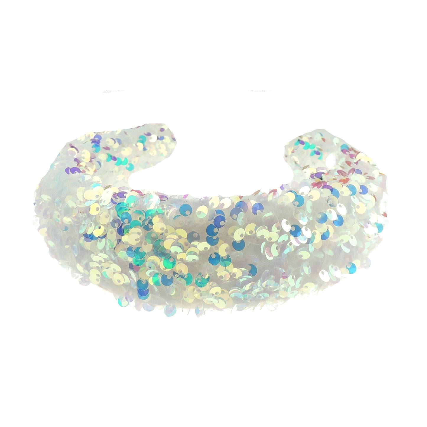 Sparkly Womens Puffy Wedding Bridal Party Birthday Christmas Evening Wide 4cm Thick High Bump Padded Sequin Bling Crystal Hair Hairband Accessories Headband Alice Band