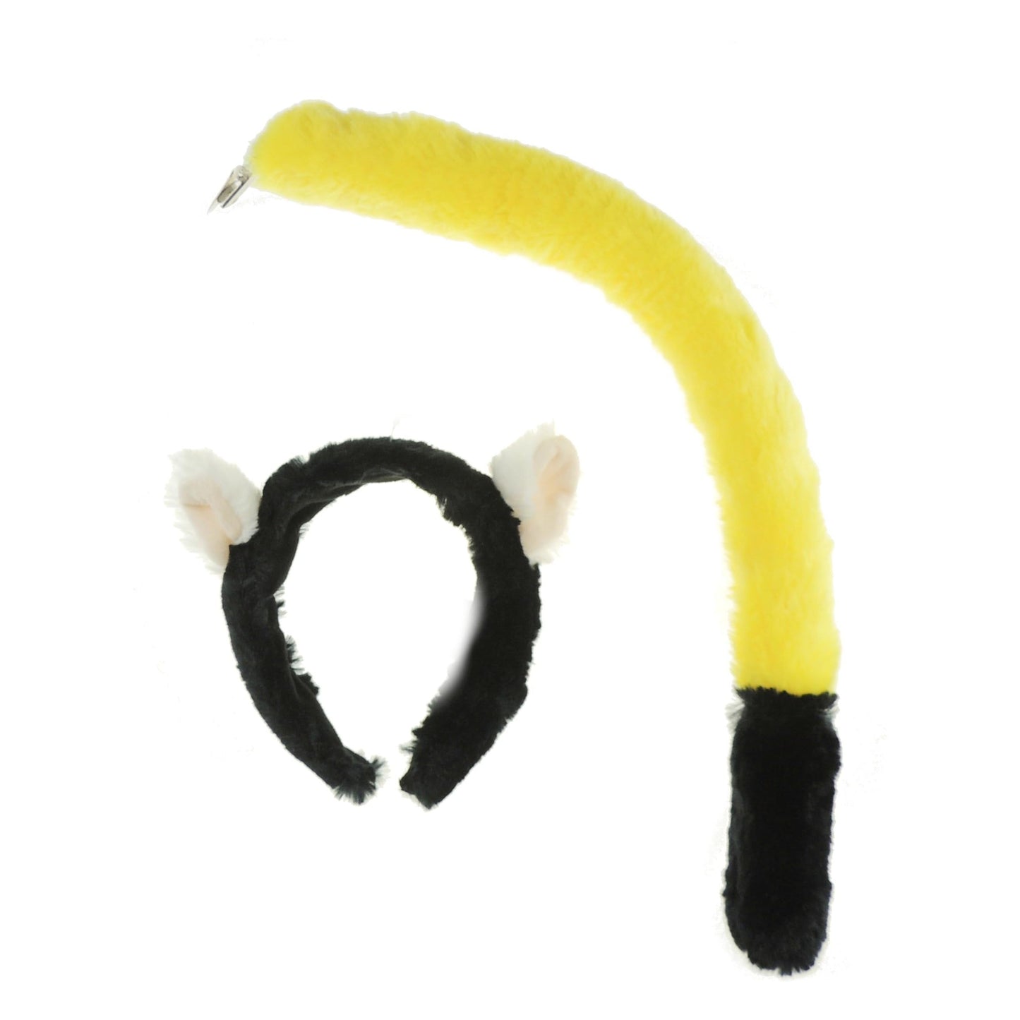 Glamour Girlz Cute Plush Faux Fur Fancy Dress Up Party Role School Play Cosplay Costume Christmas Halloween Deely Deeley Bopper Animal Headband Hairband Hair Alice Band Ears & Tail Set