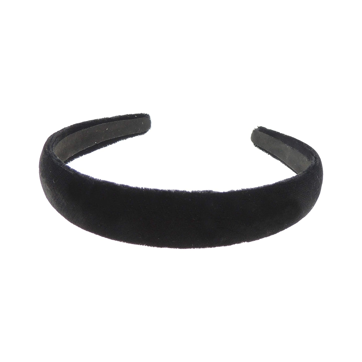 Ladies Girls Work School Uniform Birthday Party Wedding Dance Recital Party Bridesmaid Flower Girl Special Occasion Hair Black Velvet Short Long Hair Headband Alice Band Hairband 5 Sizes (2cm)