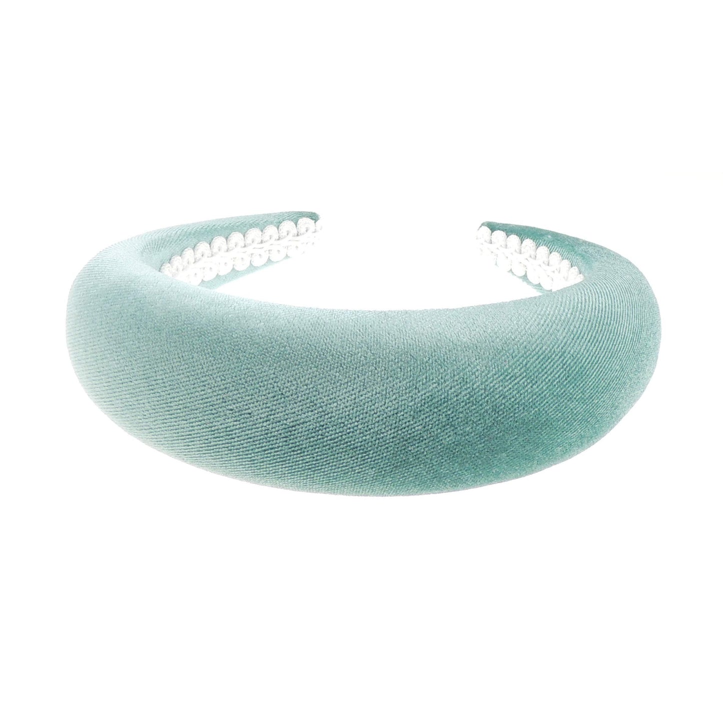 Womens Occasion Wedding Bridal Party Birthday Christmas Evening Wide Thick High Bump Padded Matador Velvet Velour Hair Hairband Headband Alice Band