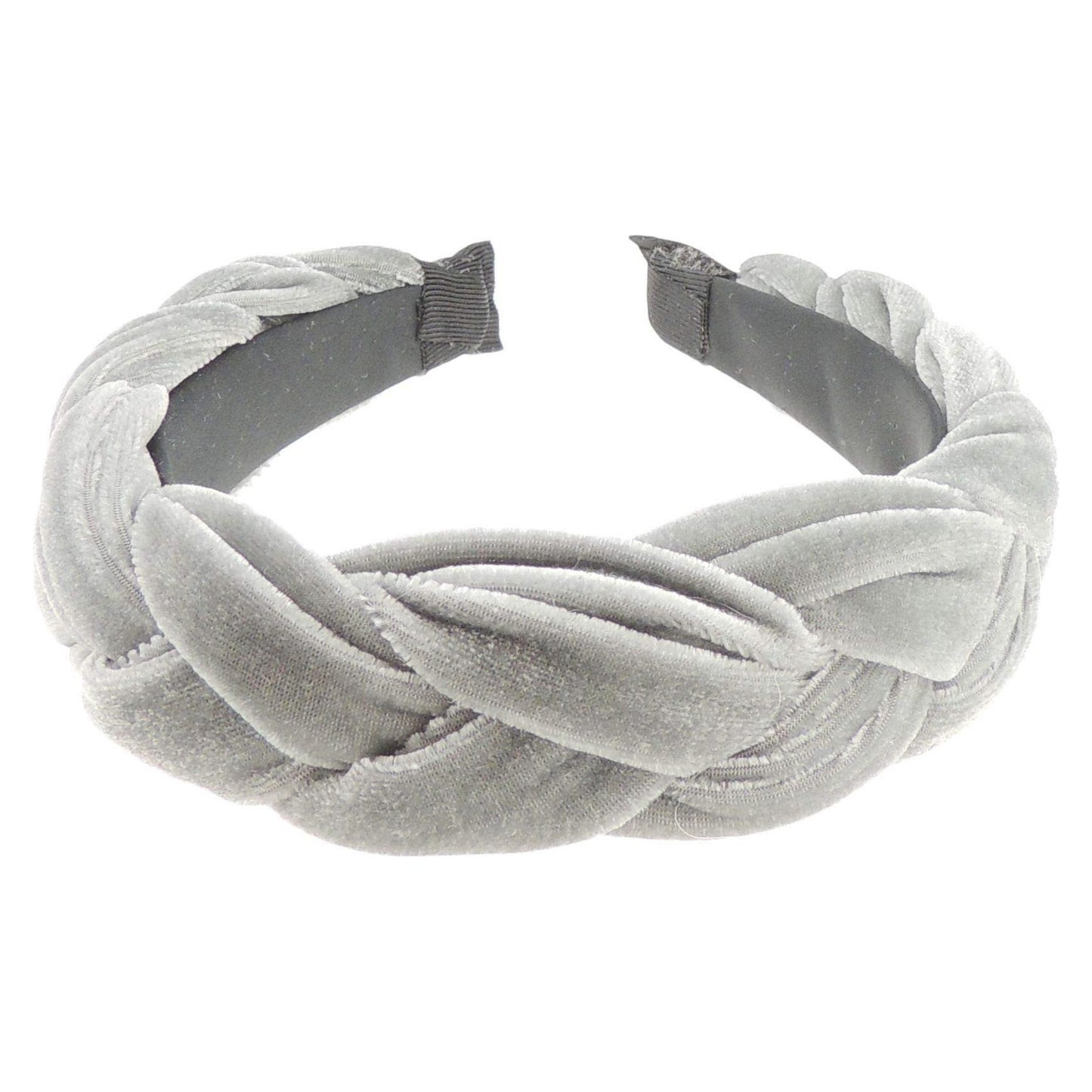 Fashion Formal Plaid Thick Wide Fabric Headband Alice Band Women Hair Accessory Hairband Christmas Birthday Wedding Guest Bridesmaid Prom Dance Holiday Pageant Prom Winter Velvet Plaited