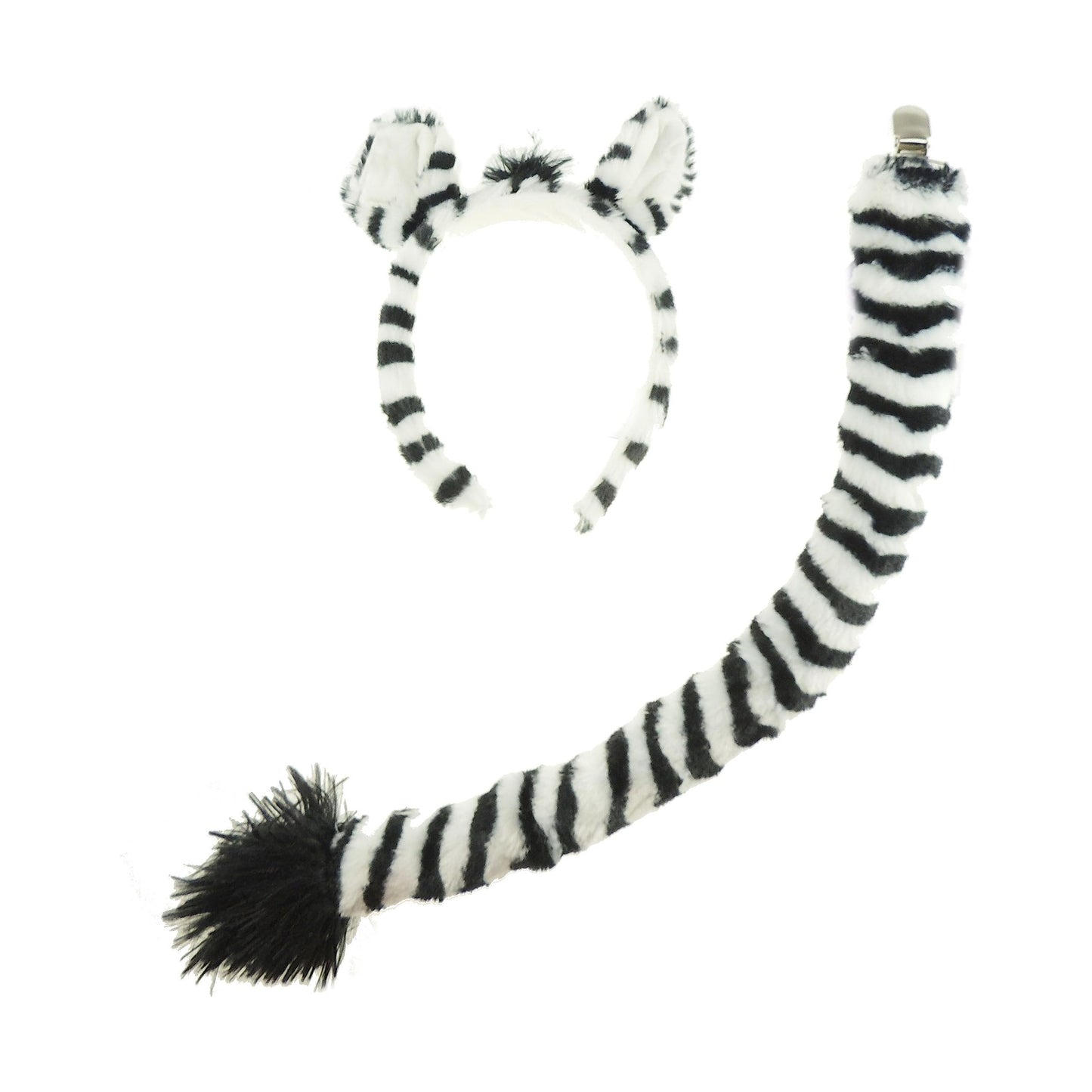 Glamour Girlz Cute Plush Faux Fur Fancy Dress Up Party Role School Play Cosplay Costume Christmas Halloween Deely Deeley Bopper Animal Headband Hairband Hair Alice Band Ears & Tail Set